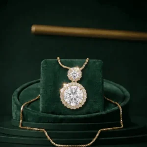 selena-round-stone-pendant-necklace